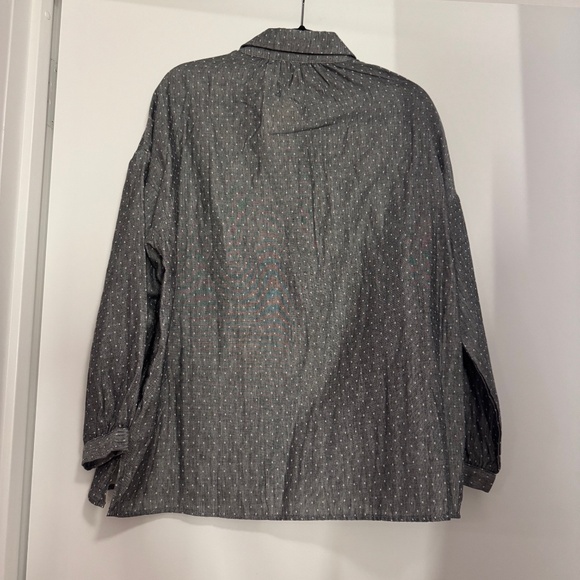 andBloom - Cotton blouse in timeless grey - one size - Picture 3 of 9
